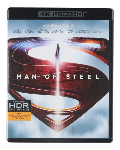 Blu Ray 4k Ultra Hd Man Of Steel Superman