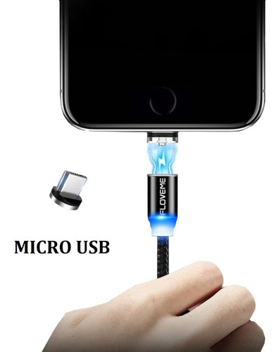 Cable Magnético Micro Usb De 2m Para Motorola Moto X Play