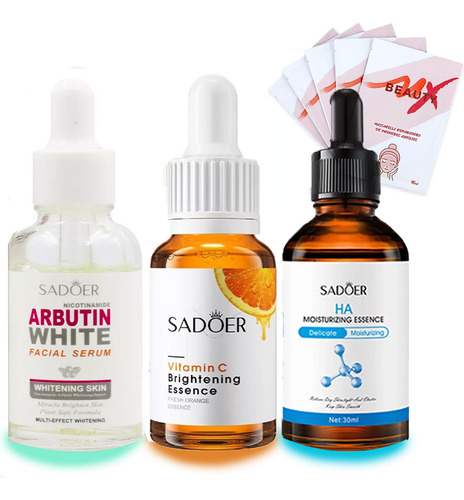 Set Facial Vitamina C, Niacinamida, Hialurónico Y Colageno
