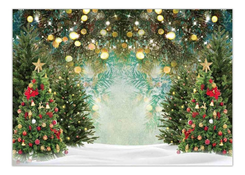 ~? Allenjoy 7x5ft Christmas Wonderland Pinetree Backdrop Gli