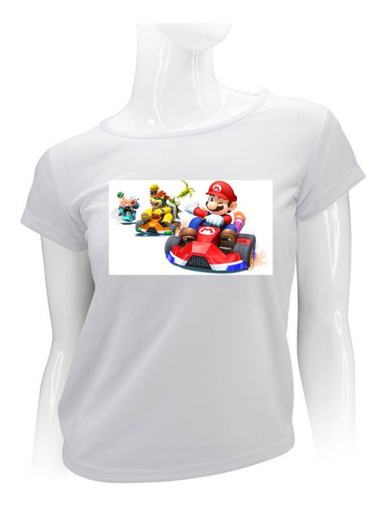 Polera Mujer Algodón B43 Super Mario Odyssey 
