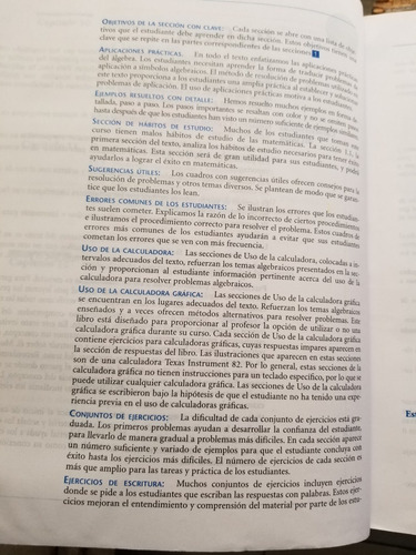A6 Álgebra Intermedia Allen R. Angel 4.a Edición (Usado)
