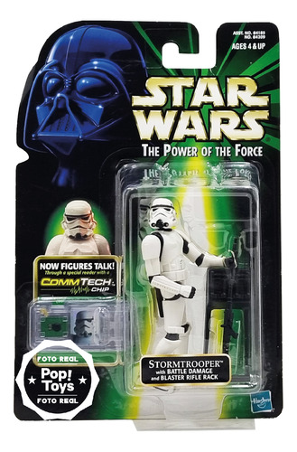 Hasbro - Star Wars - Potf - Commtech Chip - Stormtrooper