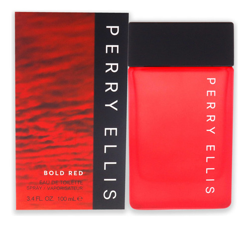 Perfume Perry Ellis Bold Red Para Hombre, Eau De Toilette, 1