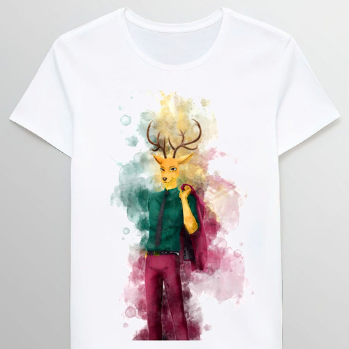 Remera Beastars Louis Watercolor 85350603