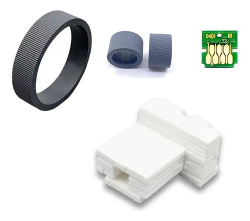 Nuevo Epson L6071 L6170 L6190 Kit Gomas Chip Y Almohadilla