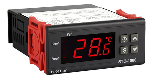 Imagen 1 de 10 de Termostato Digital Stc-1000 Doble Control Frio O Calor 220v