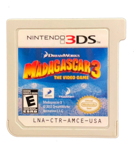 Madagascar 3 The Video Game Nintendo Ds Físico Impecable