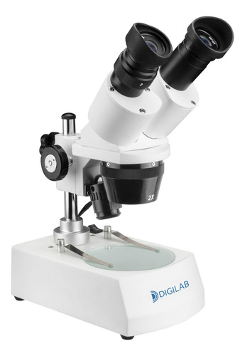 Lupa - Microscópio Estereoscópio 40x Led A Vista Fretegratis Cor Branco 110v/220v