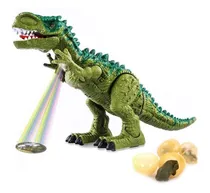 Comprar Dinosaurio Tiranosaurio Rex Camina Luces Sonido Personaje T Rex Verde