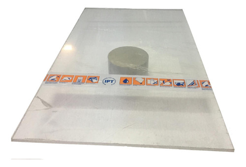Chapa Acrílico Transparente 1000x500mm 4,0mm