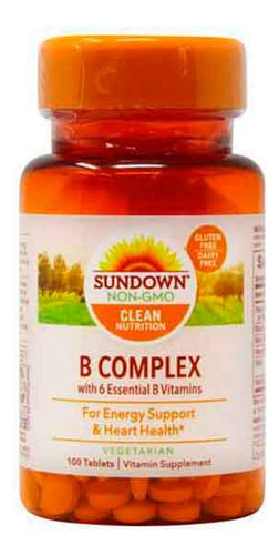 Vitamina B Complex - Sundown Naturals 100cp