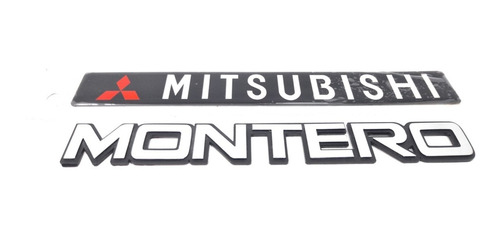 Emblema Mitsubishi Montero Dakar ( Incluye Adhesivo 3m)