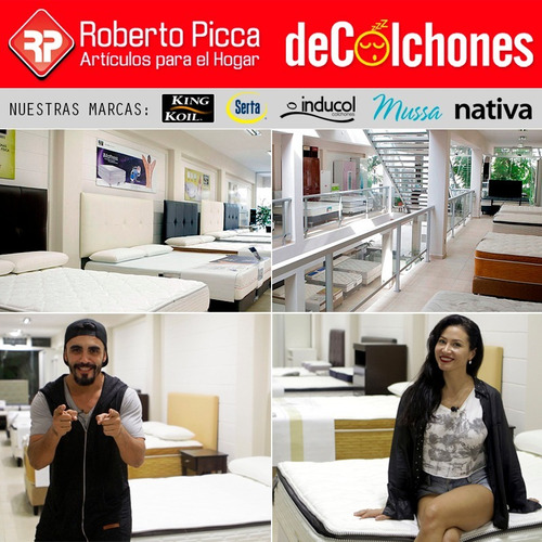 Colchon 2 Plazas King Koil Devon 140 X 190 Somier 2p Inducol