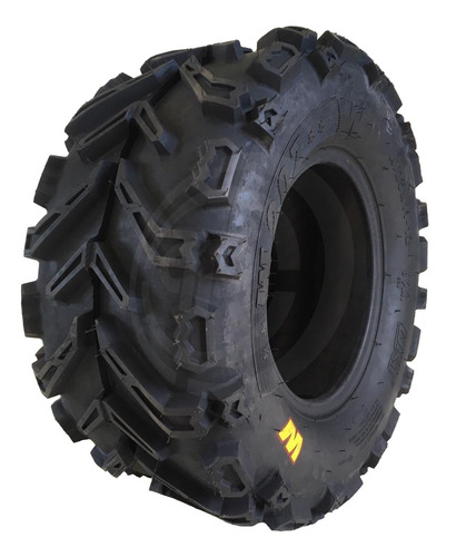 Imagem 2 de 4 de Par Pneus Quadriciclo Bkt 25x11-12 + 25x11-12 Tl 6 Lonas