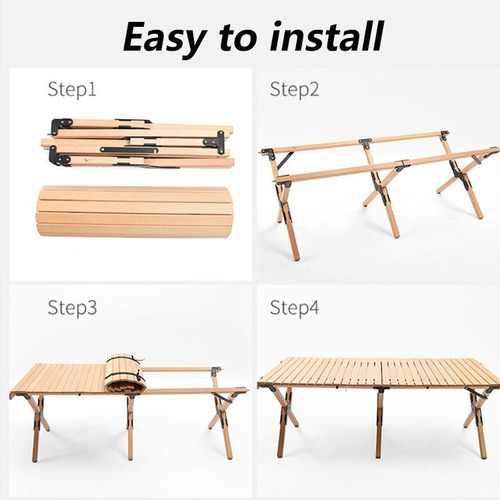 Mesa Portable Para Camping Mesa De Madera