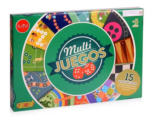 Juego De Mesa Multi 15 Juegos Royal - Giro Didáctico