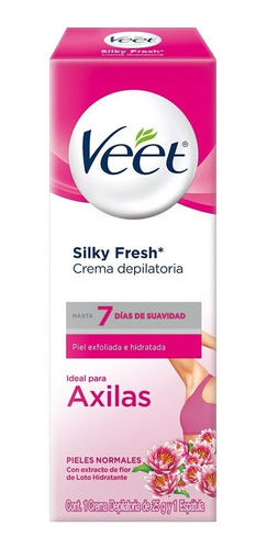 Veet Crema Depilatoria Axila Lup Piel Normal X 25 Gr