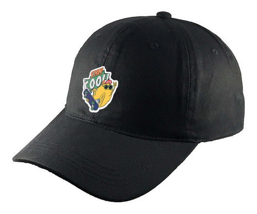 Gorra Clasica Algodón Negra Monstruos R11