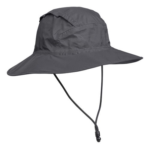 Sombrero Montaña Trek 900 Impermeable Gris Oscuro Forclaz