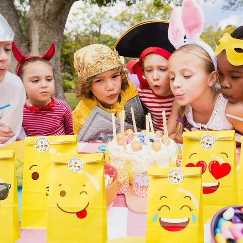 A. Bolsas De Papel Kraft Dulces Bolsas De Regalo De Papel