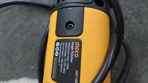 Imagen 2 de 3 de Pulidora Angular Ingco 1200watts