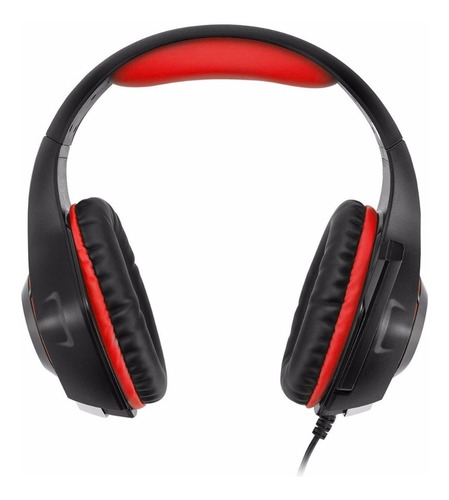 Auricular Pc Gamer Sentey Combat C/mic Consola Xbox Ps4 Color Negro y Rojo