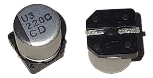 Capacitor Eletrolitico 220uf/16v 105º 221m 6x7mm 20 Pçs 