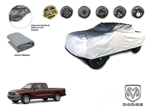 Lona Cubreauto Afelpada Premium Dodge Dakota 4.7l 1997-2004