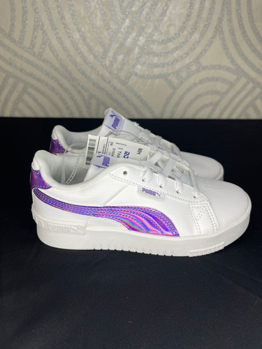 Puma Caven Jr Talla 19cm Blanco/morado