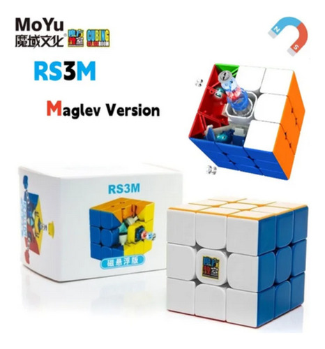 Rs3m Maglev 2021 Cubo Rubik 3x3 Moyu Cube Profesional Speed