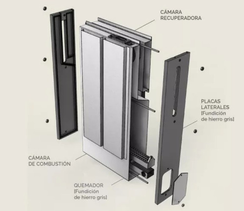 Imagen 4 de 7 de Calefactor Ctz Linea Pesada 4000 Tb Gas Nat