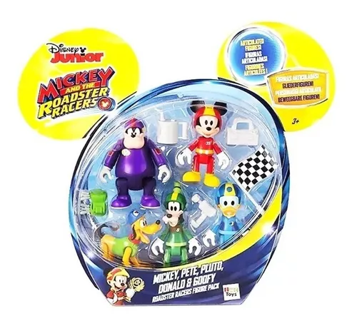 Disney Junior Mickey Mouse - Juego de 5 figuras que incluyen Mickey,  Minnie, Donald, Goofy y Plutón