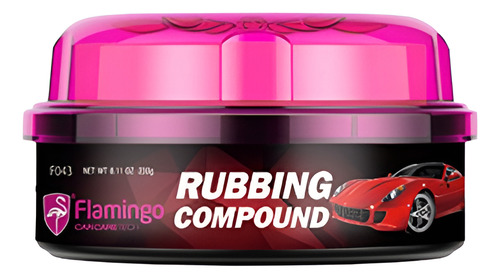Cera Para Pulir Flamingo Rubbing Compound Pasta Lata De 230g