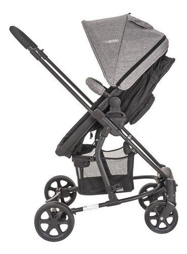 Carrinho De Bebê Travel System Prima Melange Grafite - Kiddo
