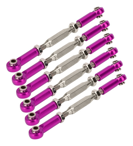 Juego De Tirantes Violet, 6 Unidades, Servo De Aluminio Ajus