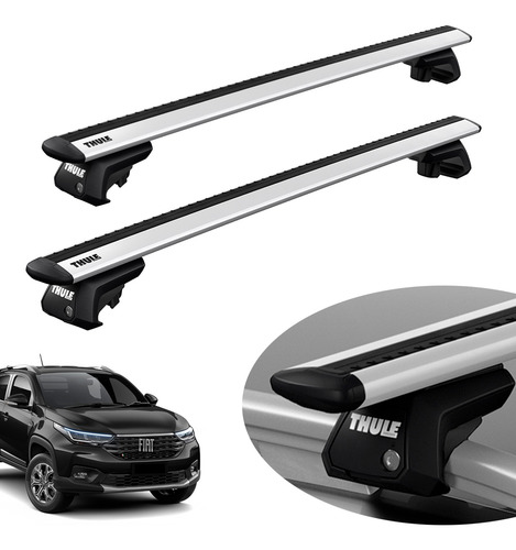 Rack De Teto Thule Wingbar Evo Strada Volcano Ranch 21 22 23
