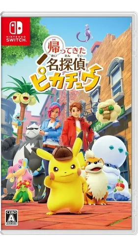 Detetive Pikachu Retorna - Japonês - Nintendo Switch Pokémon