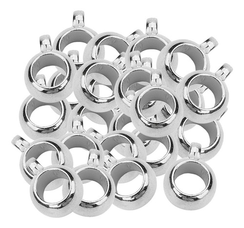 200pcs Agujero Grande Loop Beads Pulsera Collar Pendientes