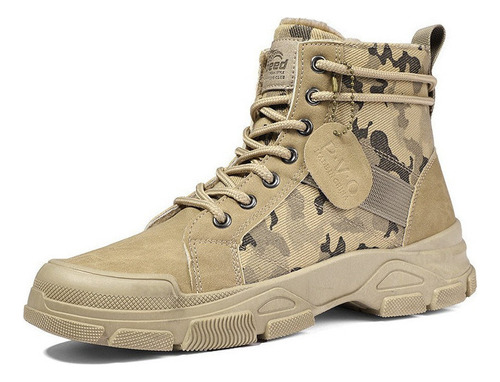 Botas Militares De Camuflaje Para Hombre, Zapatos De Trabajo