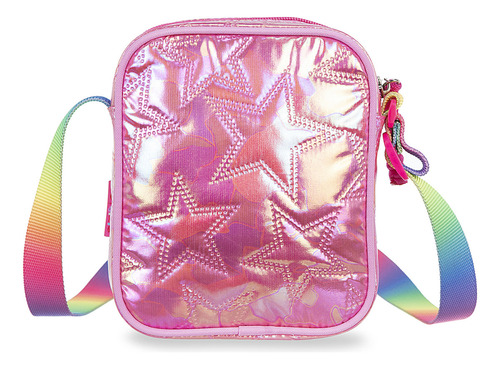 Bolsa Niñas Crossbody Cloe Janat Mediano Color Rosa