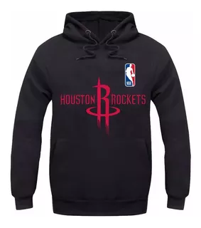 Moletom Houston Rockets Basquete Canguru Blusa De Frio Nba