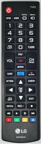 Controle Remoto LG Smart 3d Akb73715664 Original Com Nf