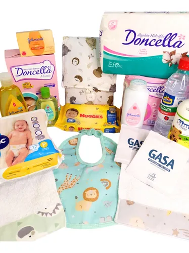 Regalo para bebe recién nacido pack bienvenida Rosatel Lima