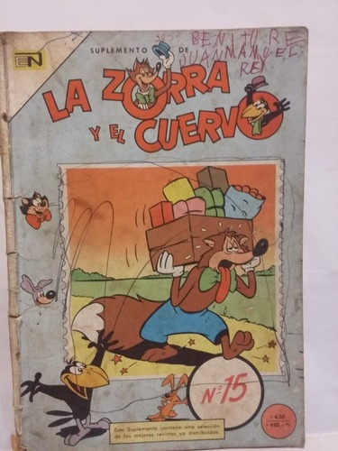 Revista La Zorra Y El Cuervo Nº15  Editorial Novaro Acme197