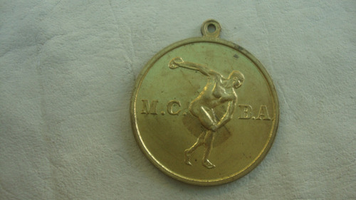 Medalla De Metal Municipalidad Ciudad Bs.as. 3,8 X 1,5mm