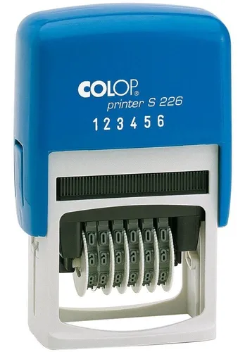 Sello Numerador Automatico Colop S226 6 Bandas 4mm De Altura