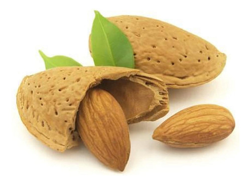 Almendras De California Crudas Naturales Con Cáscara (1 Libr