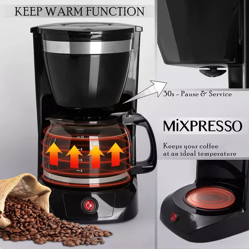 Cafetera de goteo - de Mixpresso coffee, Negro