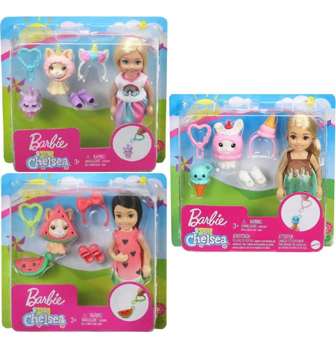 Muñeca Barbie Chelsea Fiesta De Disfraces Mattel Hv69